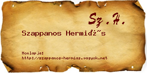 Szappanos Hermiás névjegykártya